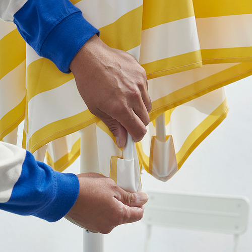 HÖGÖN/IGGÖN parasol with base