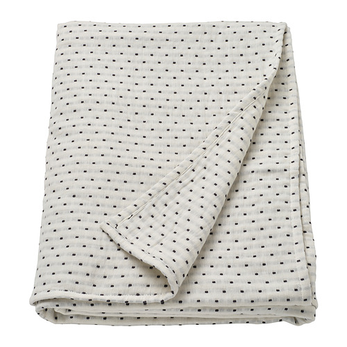 JAKOBSLILJA - bedspread, off-white/anthracite, 150x250 cm | IKEA Taiwan Online - PE932840_S4