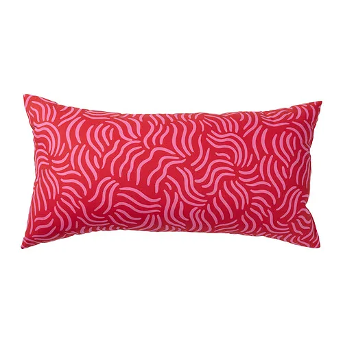 SANDMOTT - 靠枕, 亮紅色/粉紅色, 30x58 公分 | IKEA 線上購物 - PE932899_S4