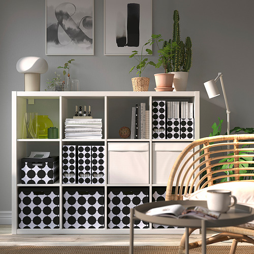 TJENA storage box with lid