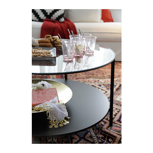 VITTSJÖ - 咖啡桌, 黑棕色/玻璃 | IKEA 線上購物 - PE316778_S4