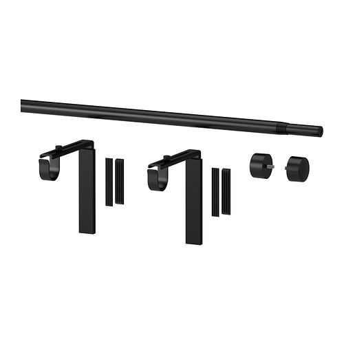 RÄCKA - 窗簾桿組合, 黑色 | IKEA 線上購物 - PE336622_S4