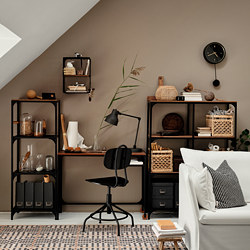 KULLABERG - 電腦椅, 松木/黑色 | IKEA 線上購物 - PE734575_S3
