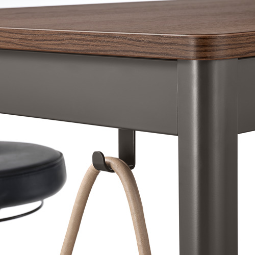 IDÅSEN - table, brown/dark grey | IKEA Taiwan Online - PE816396_S4