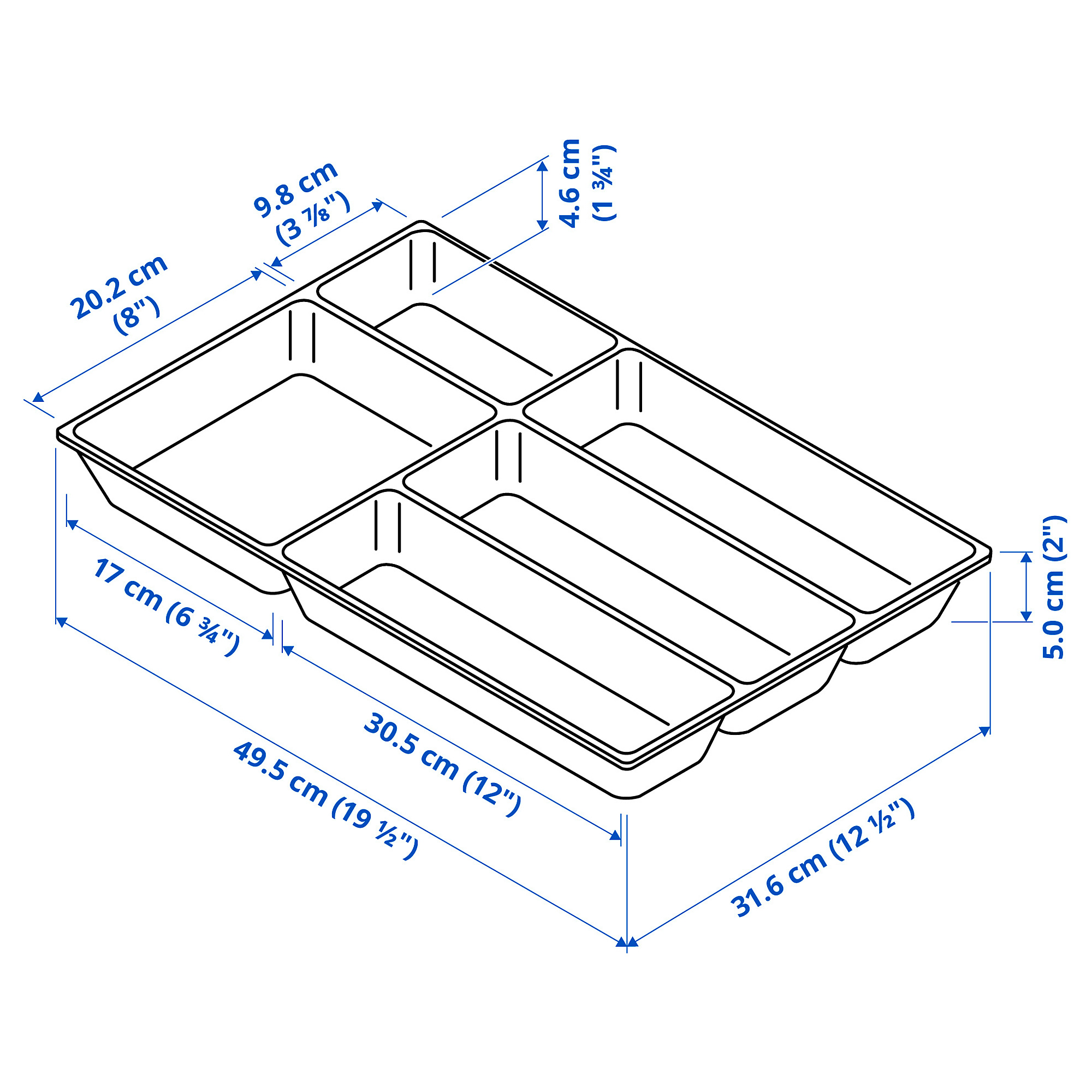 UPPDATERA cutlery tray