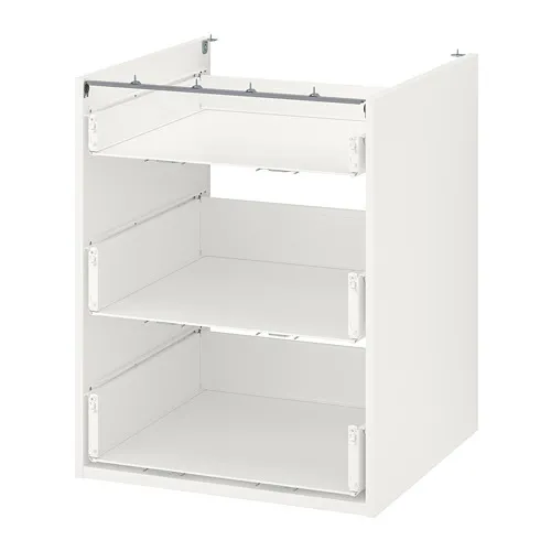 ENHET - base cb w 3 drawers, white, 60x60x75 cm | IKEA Taiwan Online - PE761914_S4