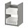ENHET - base cb f washbasin w 2 drawers, grey, 40x40x60 cm | IKEA Taiwan Online - PE761929_S1