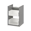 ENHET - base cb f washbasin w 2 drawers, grey, 40x40x60 cm | IKEA Taiwan Online - PE761929_S2 
