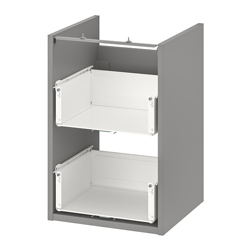 ENHET - base cb f washbasin w 2 drawers, grey | IKEA Taiwan Online - PE761929_S4