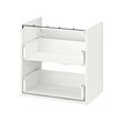 ENHET - base cb f washbasin w 2 drawers, white, 60x40x60 cm | IKEA Taiwan Online - PE761901_S2 