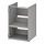 ENHET - base cb f washbasin w shelf, grey, 40x40x60 cm | IKEA Taiwan Online - PE761904_S1