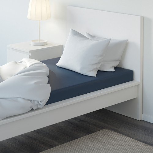ULLVIDE - 單人床包(90x200 公分), 深藍色 | IKEA 線上購物 - PE595589_S4