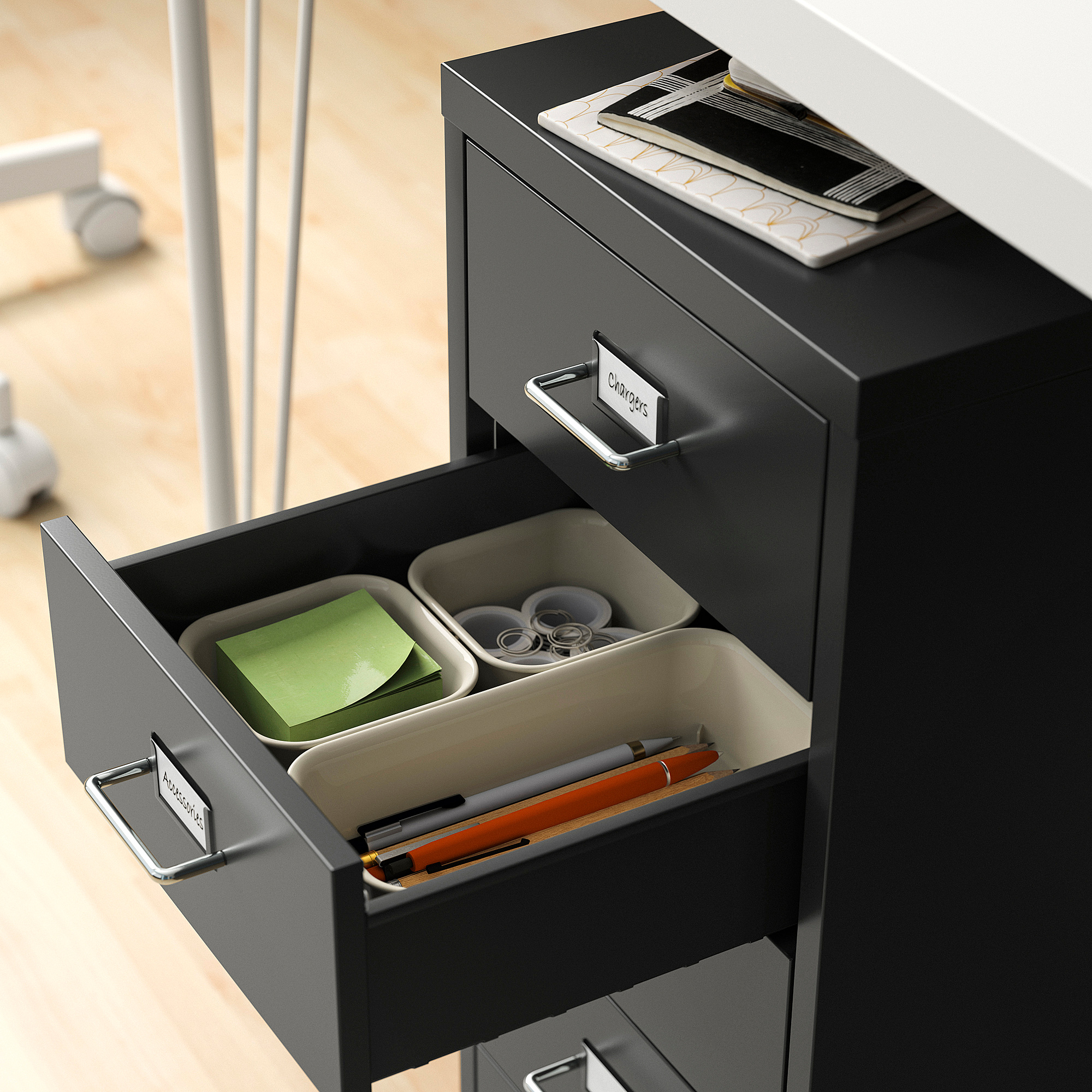 HELMER 附輪腳抽屜櫃