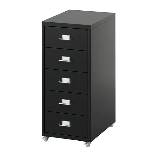 HELMER - 附輪腳抽屜櫃，黑色，28x65 公分 | IKEA 線上購物 - E1001717_S4