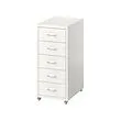 HELMER - 附輪腳抽屜櫃，白色，28x65 公分 | IKEA 線上購物 - E1001713_S2 