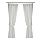 LENDA - 窗簾附布腰 2件裝, 白色 | IKEA 線上購物 - PE336821_S1