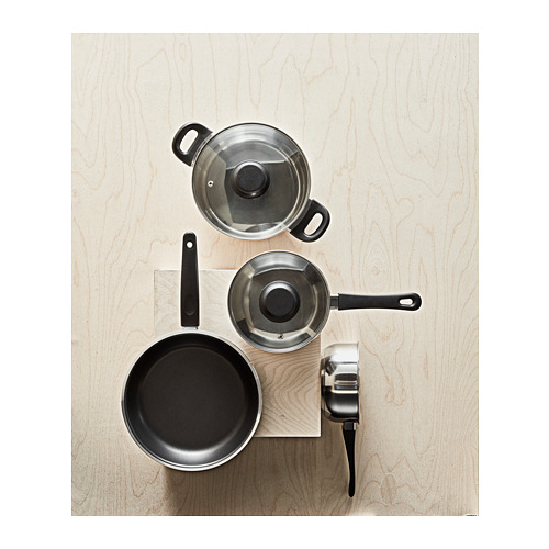 KAVALKAD - 平底煎鍋, 黑色, 直徑28公分 | IKEA 線上購物 - PH151794_S4