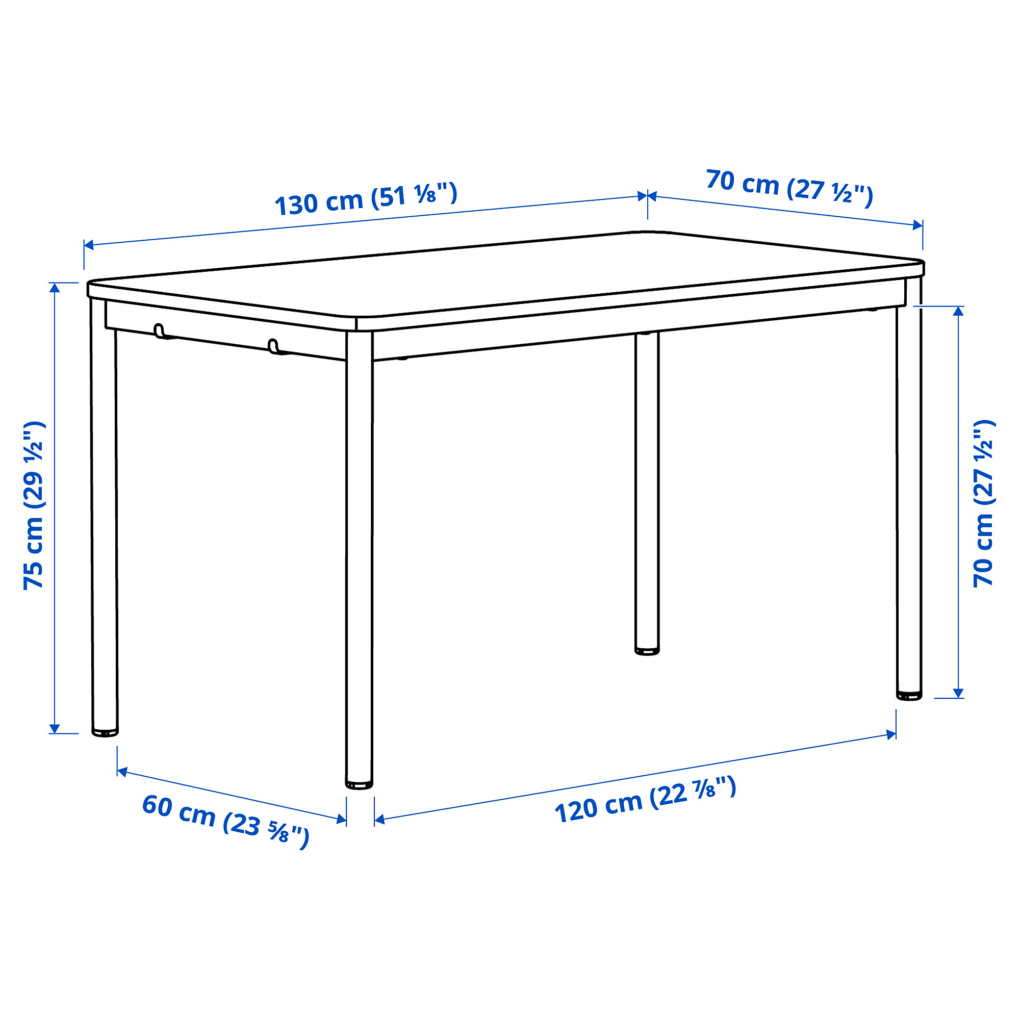 TOMMARYD/TEODORES table and 4 chairs