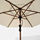 BETSÖ/LINDÖJA - parasol with base, brown wood effect beige/Huvön | IKEA Taiwan Online - PE762012_S1