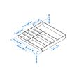 UPPDATERA cutlery tray