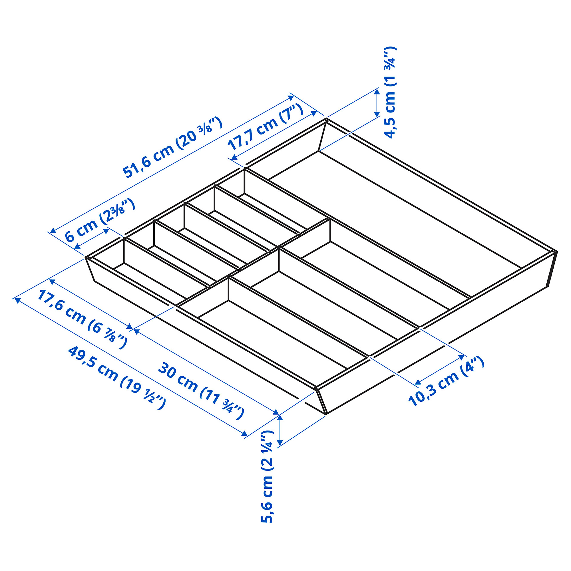 UPPDATERA cutlery tray