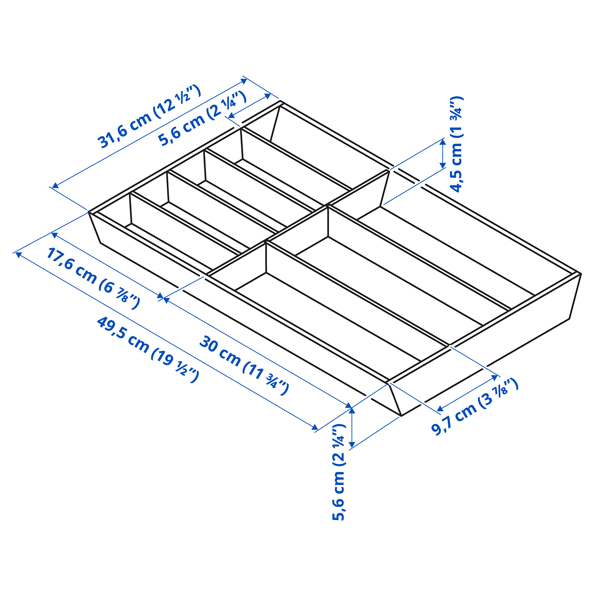 UPPDATERA cutlery tray