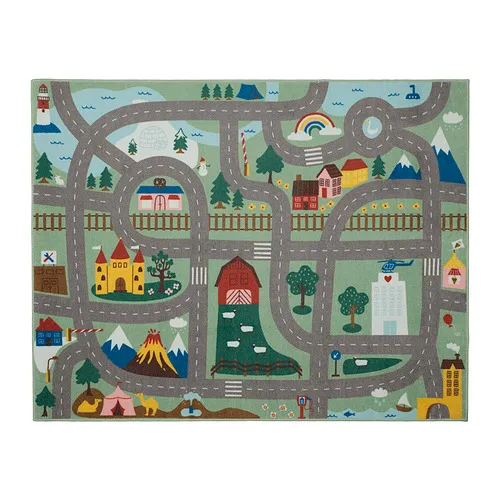 VALLABY - 地毯, 綠色, 100x133 公分 | IKEA 線上購物 - PE898241_S4