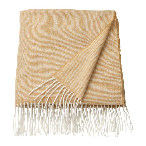 HOLMVI - throw, beige-yellow, 120x160 cm | IKEA Taiwan Online - PE963133_S4
