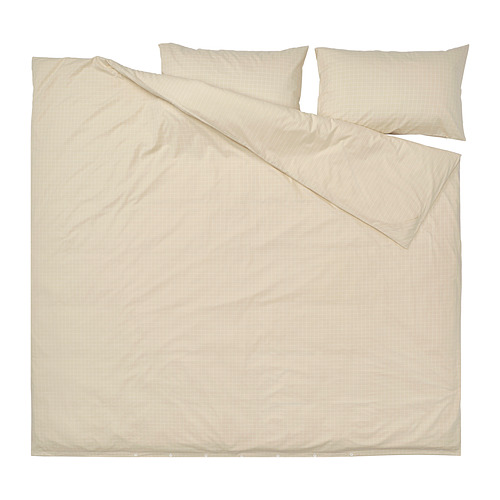 DOFTAKLEJA duvet cover and 2 pillowcases