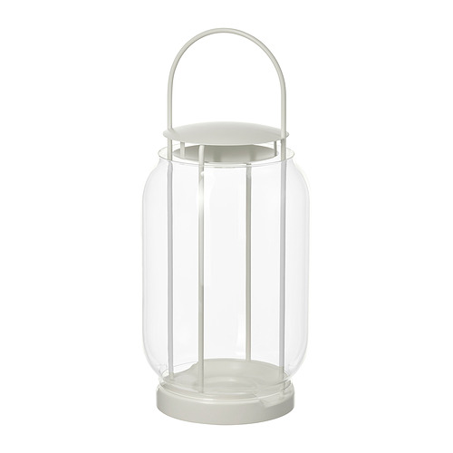 TOFSAND - lantern for pillar candle, in/out, white, 44 cm | IKEA Taiwan Online - E1001816_S4