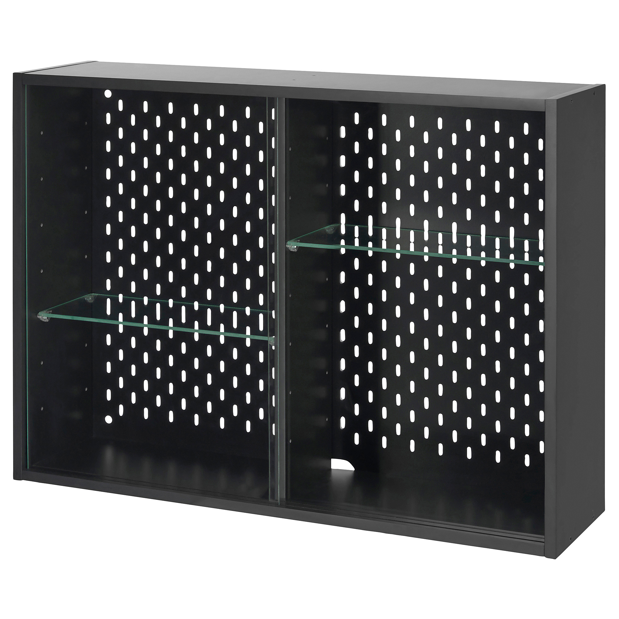 UPPSPEL glass-door cabinet