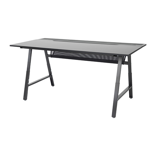 UTESPELARE - gaming desk, black | IKEA Taiwan Online - PE816538_S4
