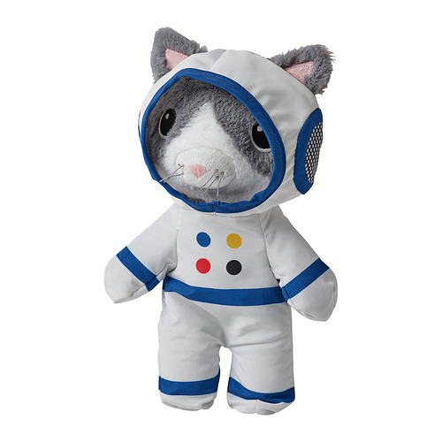 AFTONSPARV soft toy with astronaut suit