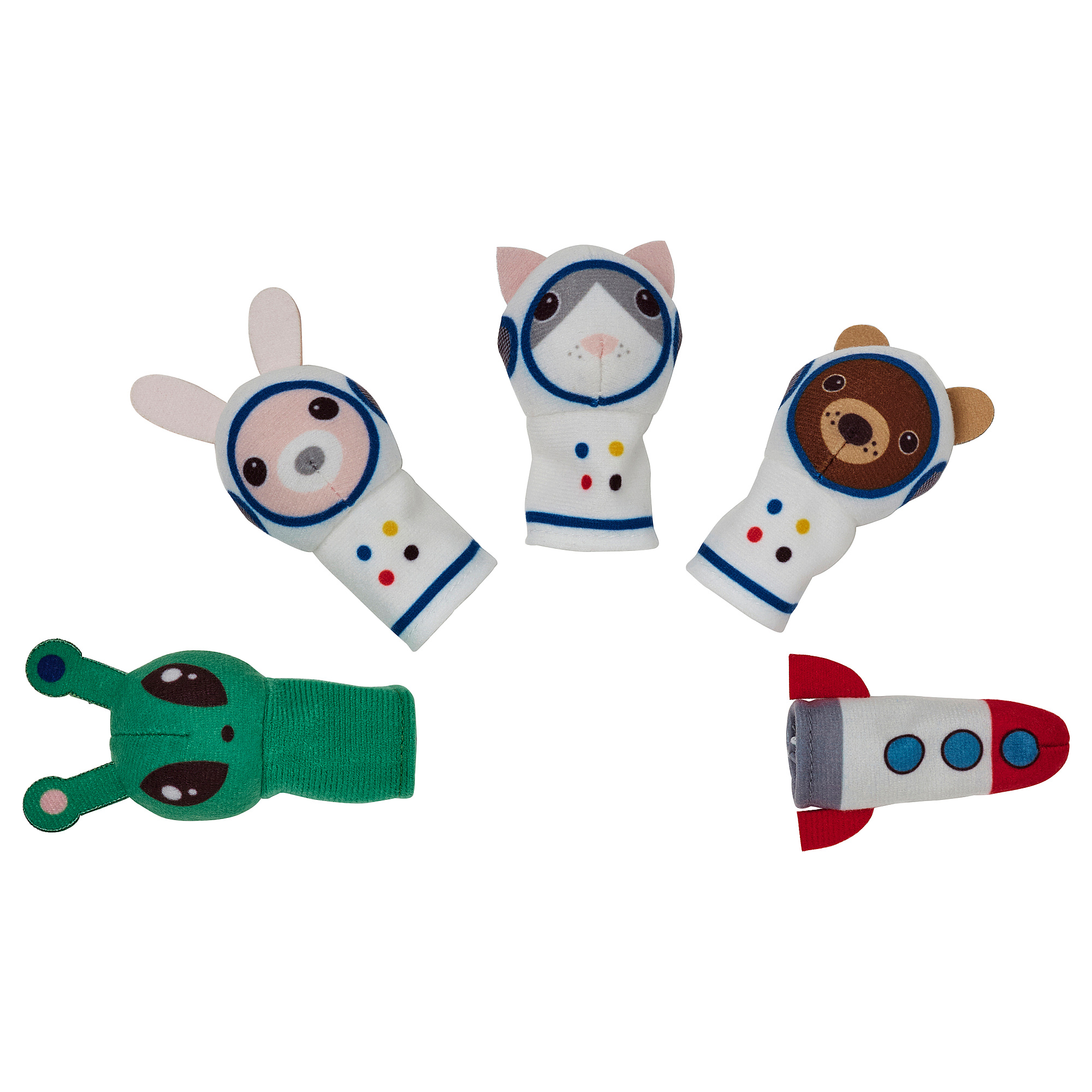 AFTONSPARV 5-piece finger puppet set