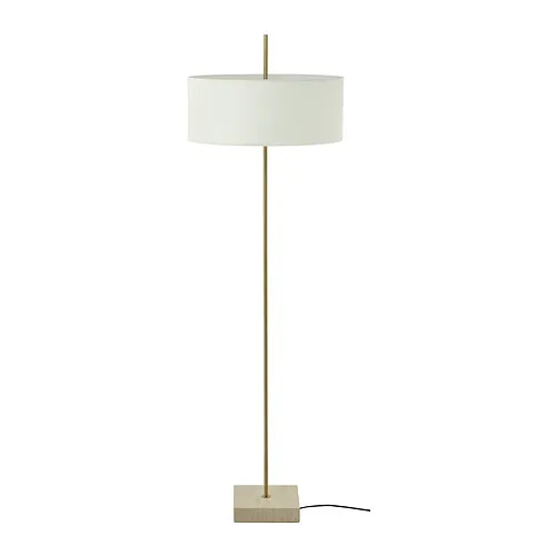 STOCKHOLM 2025 - 落地燈, 白色 布質/鍍銅, 159 公分 | IKEA 線上購物 - PE933236_S4