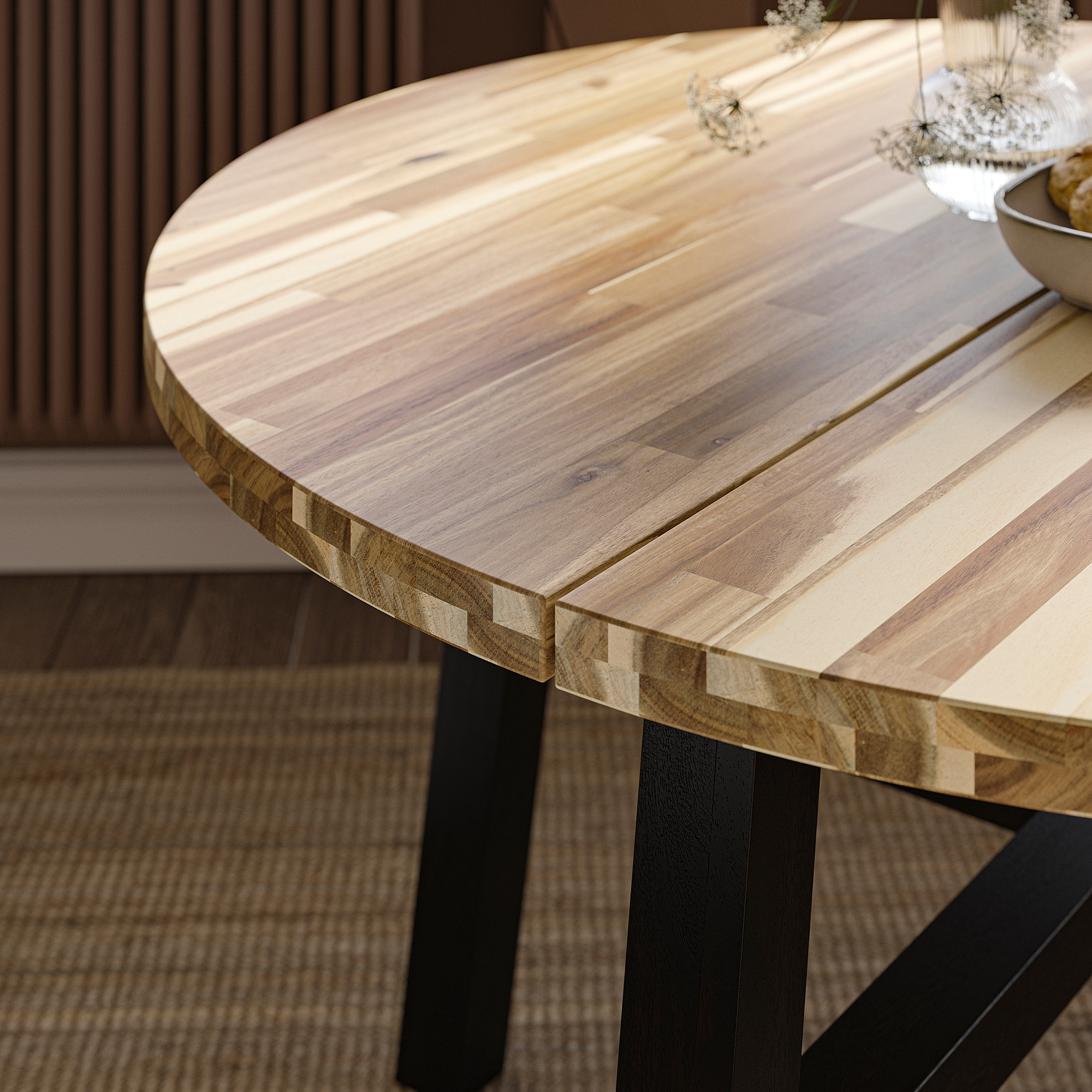 SKOGSTA 餐桌附4張餐椅