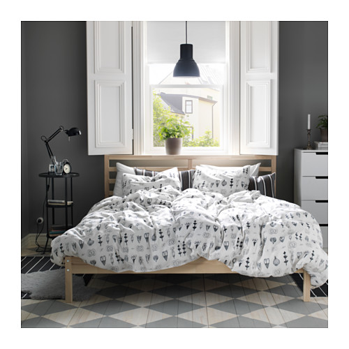 TARVA - 雙人床框, 松木, 附LURÖY床底板條 | IKEA 線上購物 - PH121284_S4