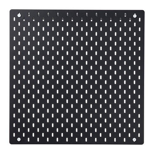 SKÅDIS - pegboard, black, 56x56 cm | IKEA Taiwan Online - PE860083_S4