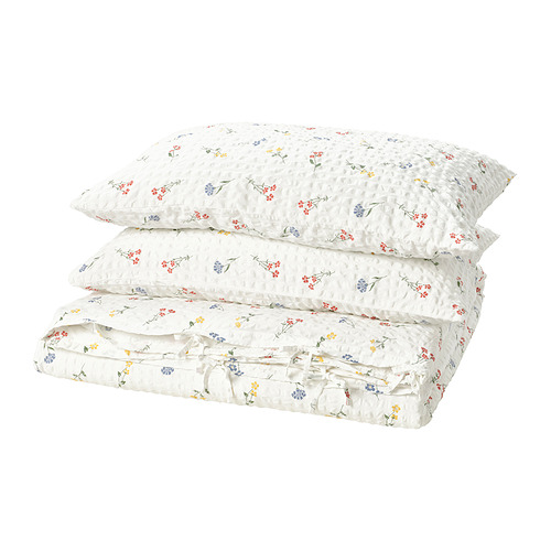 PILDVÄRGMAL duvet cover and 2 pillowcases