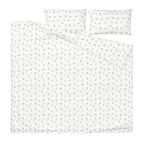PILDVÄRGMAL duvet cover and 2 pillowcases