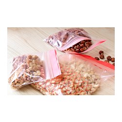 ISTAD - 保鮮袋, 粉紅色/綠色, 0.4 & 1公升 | IKEA 線上購物 - 40385289_S3