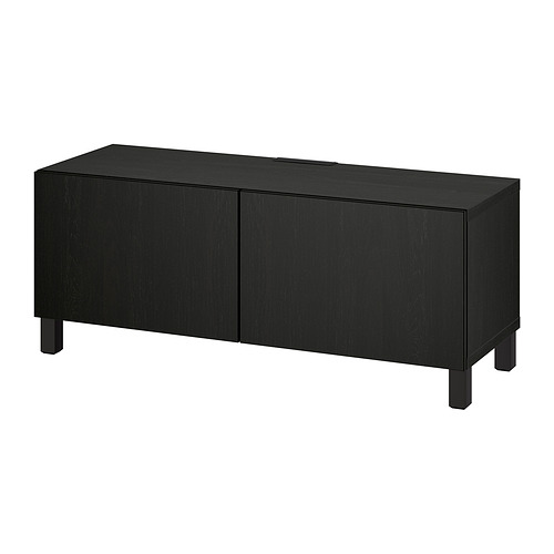 BESTÅ - 電視櫃附門板, 黑棕色/Lappviken/Stubbarp 黑棕色 | IKEA 線上購物 - PE816790_S4