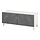 BESTÅ - TV bench with doors, white Bergsviken/Stubbarp/black | IKEA Taiwan Online - PE816799_S1
