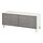 BESTÅ - TV bench with doors, white Kallviken/Stubbarp/dark grey | IKEA Taiwan Online - PE816801_S1