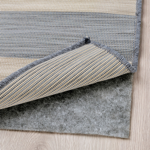 VRENSTED - rug flatwoven, in/outdoor, beige/light blue,133x195 | IKEA Taiwan Online - PE860108_S4