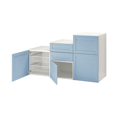 PLATSA 收納櫃附門板/抽屜