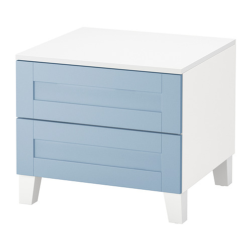 PLATSA chest of 2 drawers