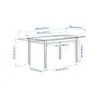 NÄSINGE extendable table