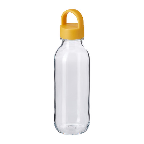 FORMSKÖN - 水瓶, 透明玻璃/黃色 | IKEA 線上購物 - PE816689_S4