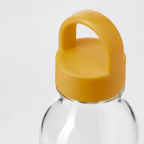 FORMSKÖN - 水瓶, 透明玻璃/黃色 | IKEA 線上購物 - PE816692_S4